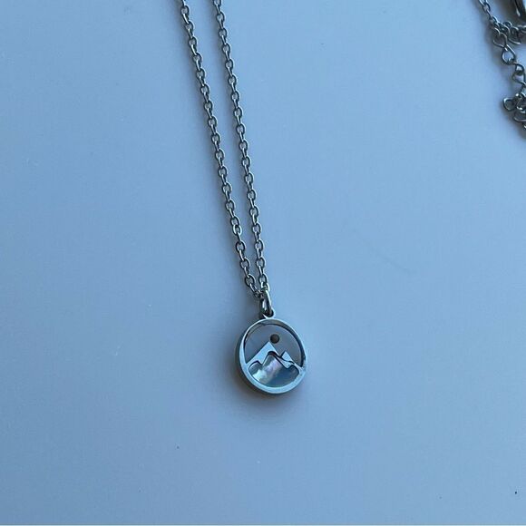 Mustard Seed Necklace Christian Inspirational Mountain Necklace - Picture 4 of 11